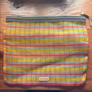 Consuela Vibrant Plaid Cosmetic Bag